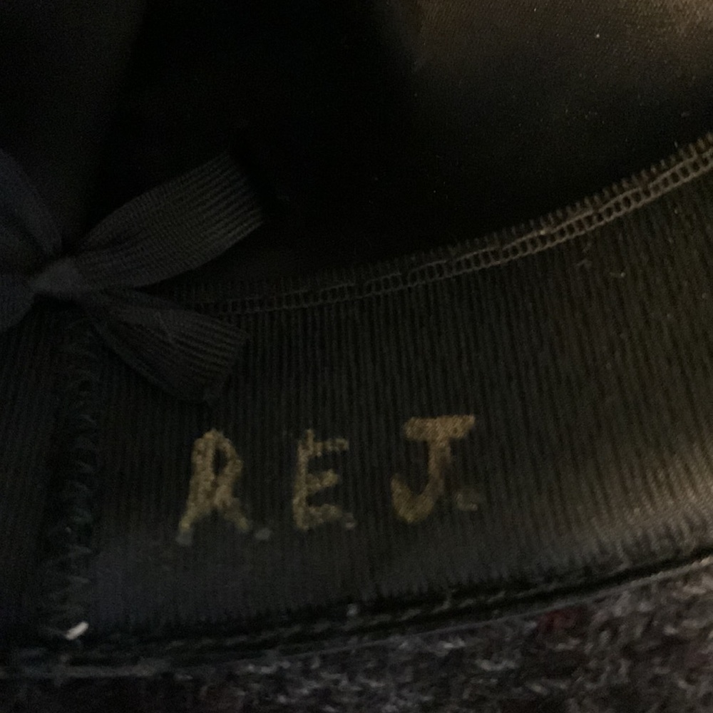 Resistol Vintage tweed Fedora Hat with Feather. HT3054 - Picture 12 of 12